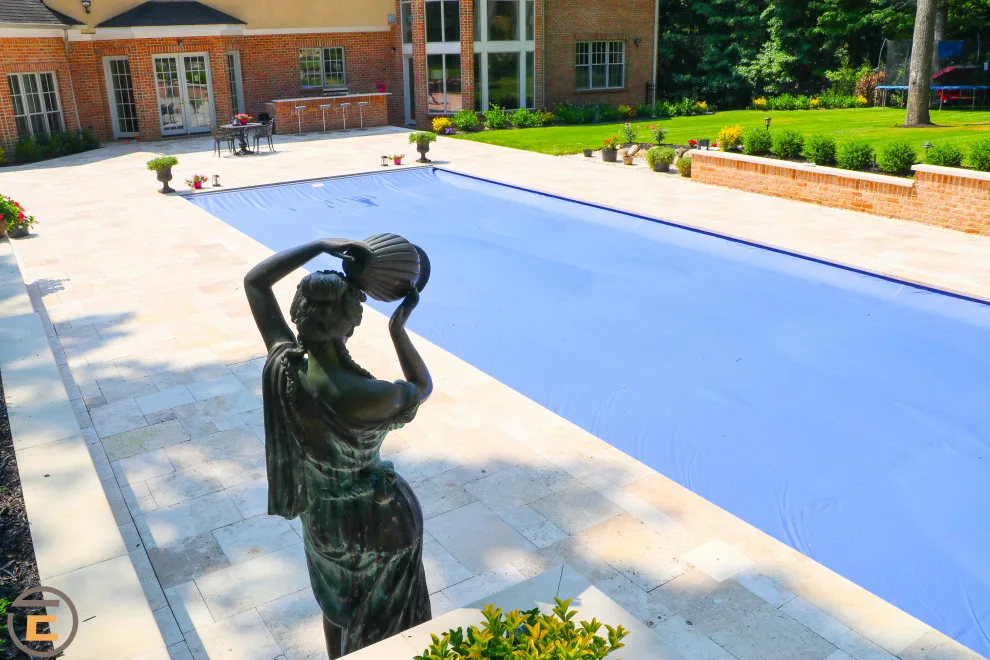 Muttontown, NY Walnut Travertine by NT Pavers - Photo 10