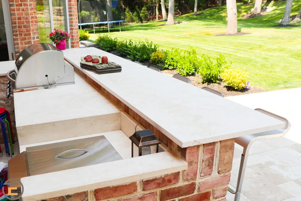 Muttontown, NY Walnut Travertine by NT Pavers - Photo 6