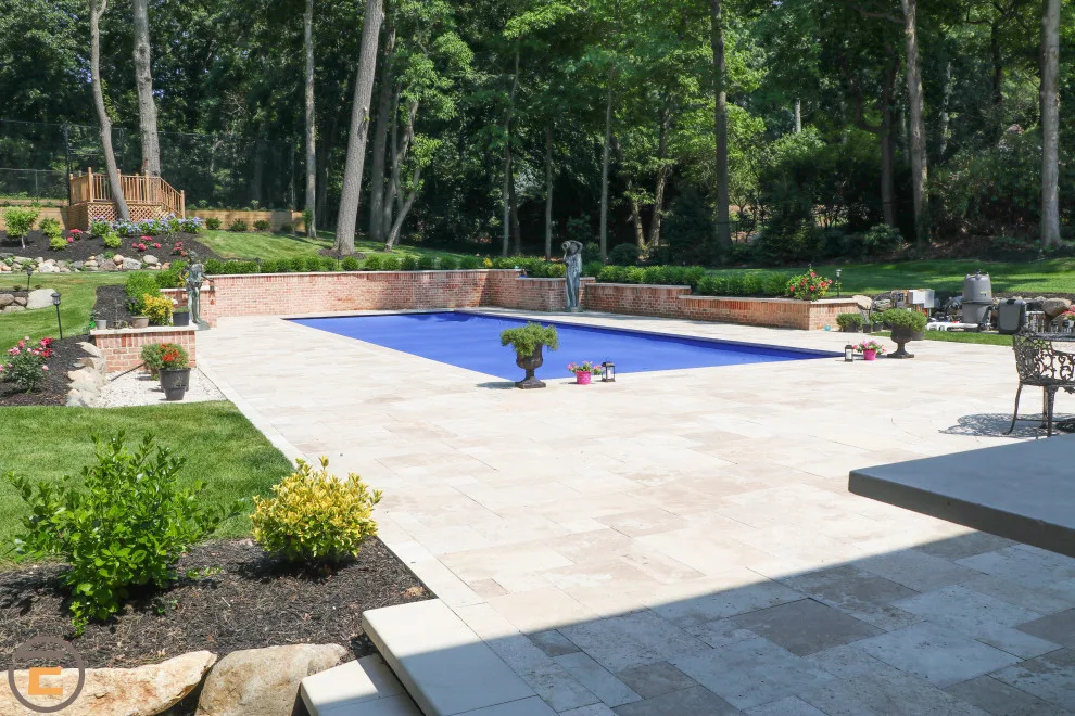 Muttontown, NY Walnut Travertine by NT Pavers - Photo 7