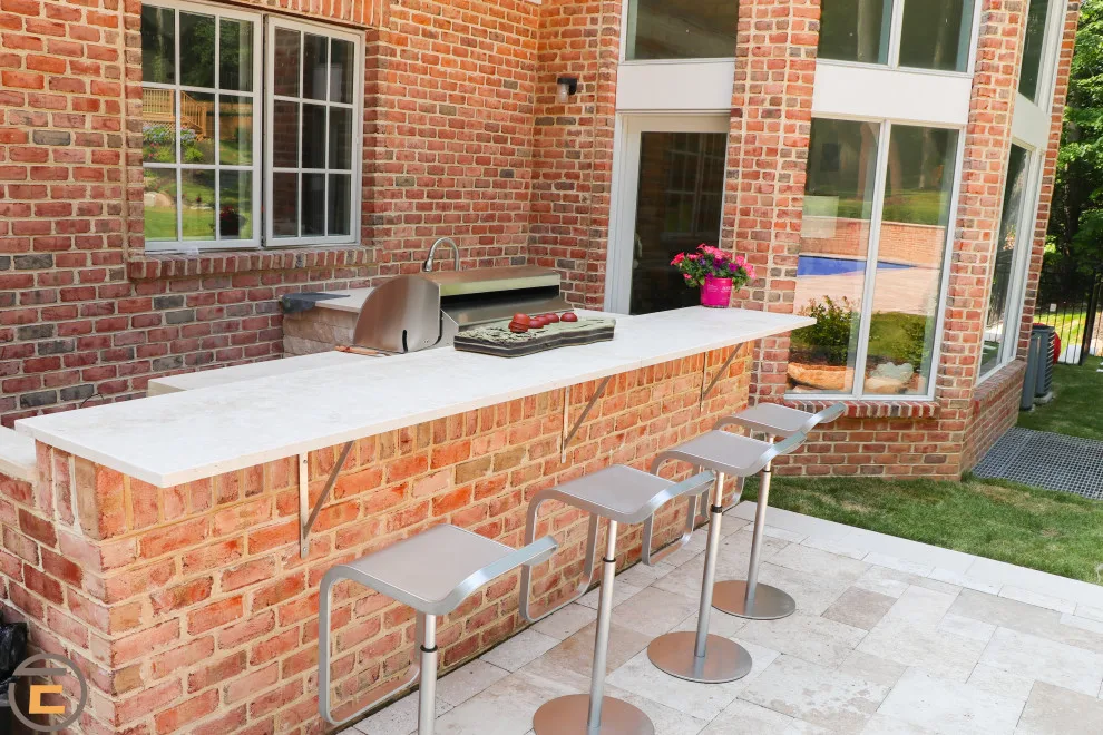 Muttontown, NY Walnut Travertine by NT Pavers - Photo 13