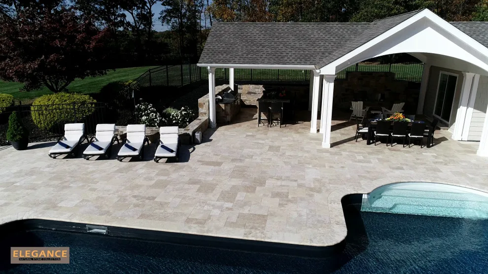 Connecticut Travertine Outdoor Space by NT Pavers - Photo 10