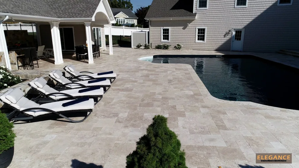Connecticut Travertine Outdoor Space by NT Pavers - Photo 4