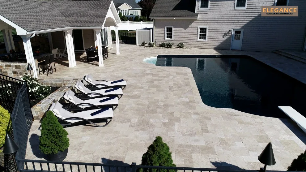 Connecticut Travertine Outdoor Space by NT Pavers - Photo 8