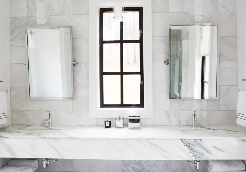 Marble White Bathroom by Stone Creek Surfaces - Photo 2