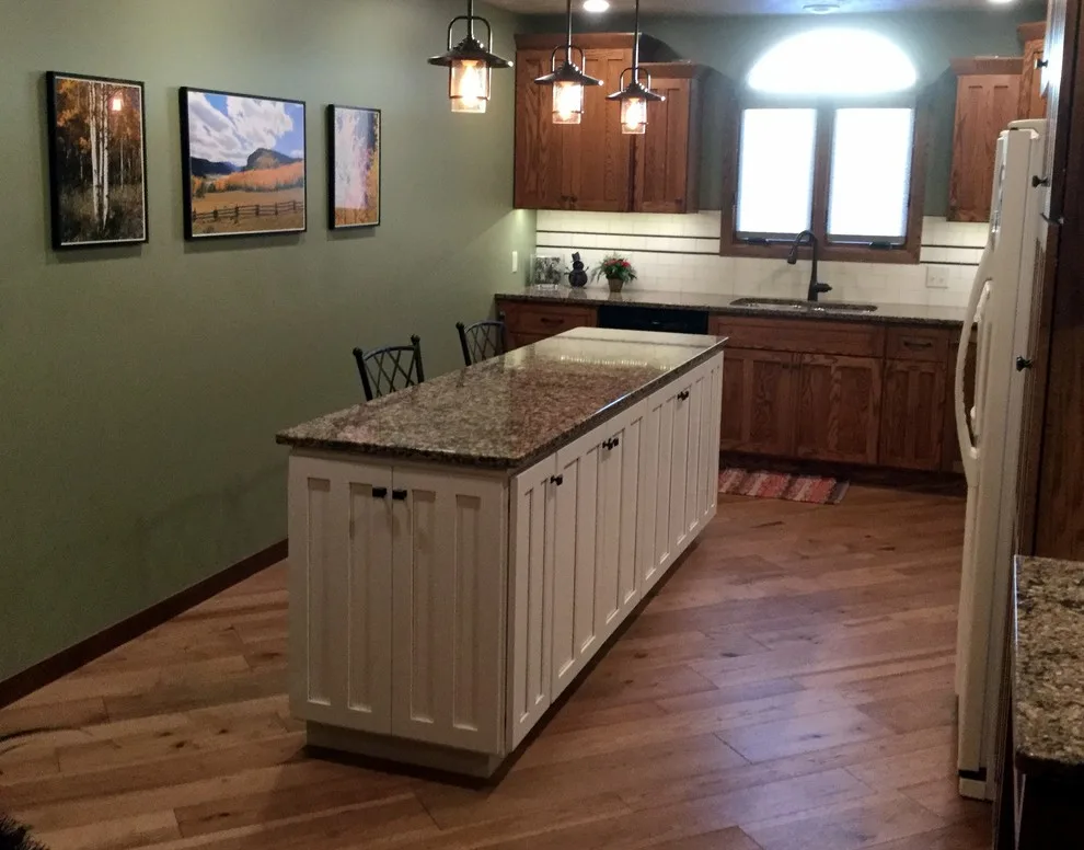 Wisner, NE Wood Flooring and Backsplash Project by Man N Mountain-Tile & Stone - Photo 2