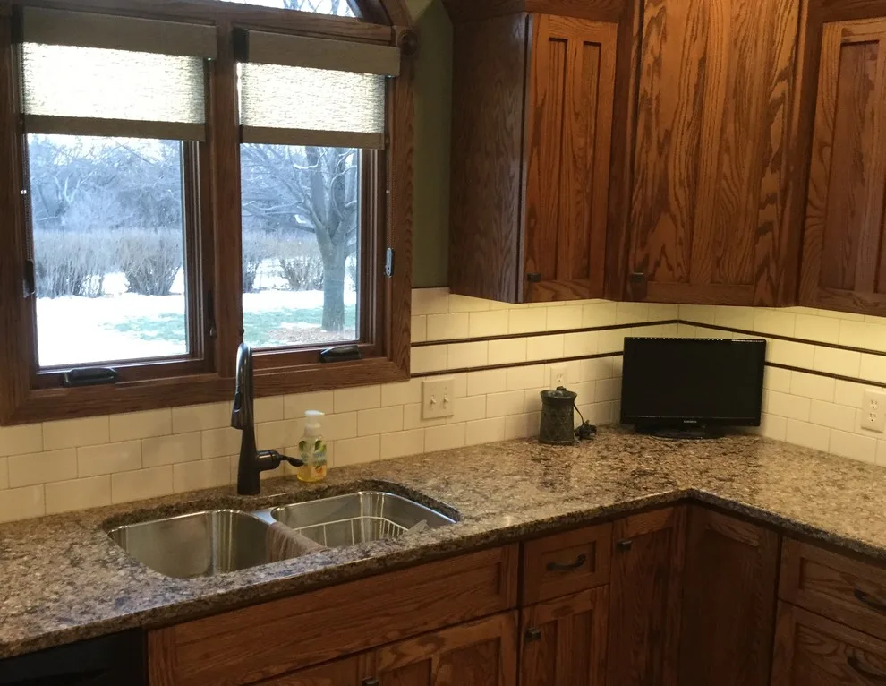 Wisner, NE Wood Flooring and Backsplash Project by Man N Mountain-Tile & Stone - Photo 3