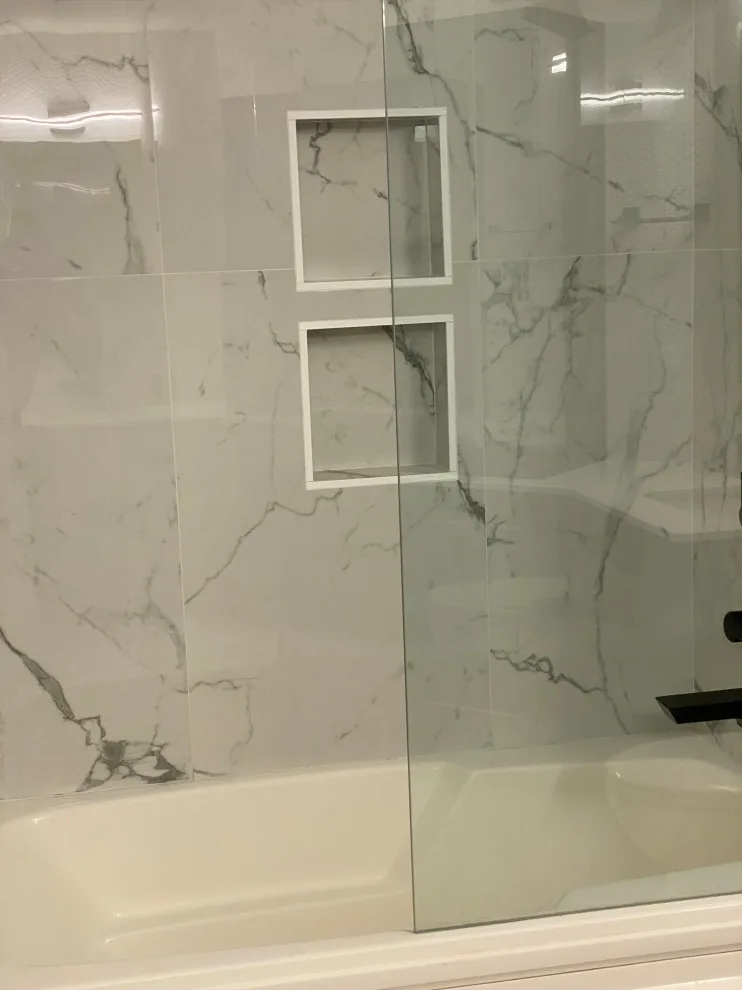 24x48 Tiled Shower and Tub Enclosure by Paramount Tile Design - Photo 9