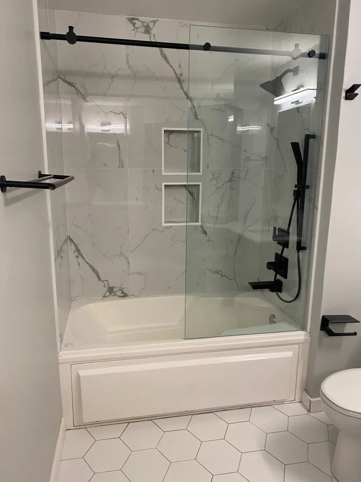 24x48 Tiled Shower and Tub Enclosure by Paramount Tile Design - Photo 5