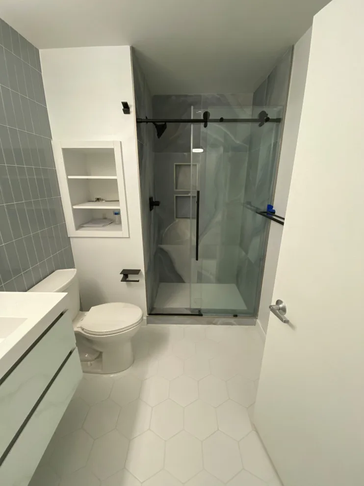 24x48 Tiled Shower and Tub Enclosure by Paramount Tile Design - Photo 15