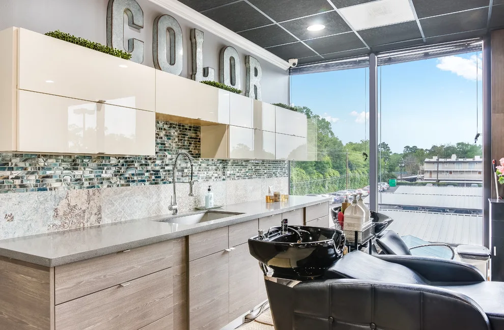 A Hair Salon and Yoga Studio by Kitchen And Home Design - Photo 18