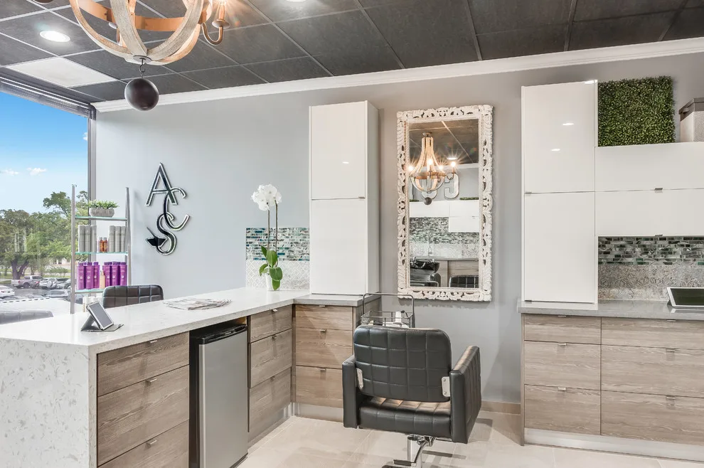 A Hair Salon and Yoga Studio by Kitchen And Home Design - Photo 13