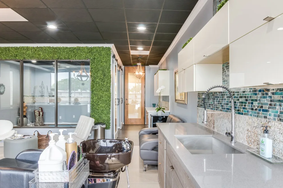 A Hair Salon and Yoga Studio by Kitchen And Home Design - Photo 2
