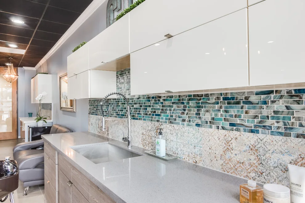 A Hair Salon and Yoga Studio by Kitchen And Home Design - Photo 19