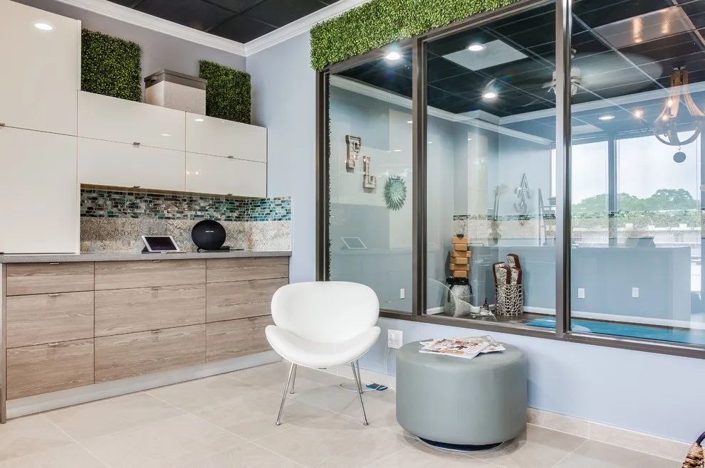 A Hair Salon and Yoga Studio by Kitchen And Home Design - Photo 11