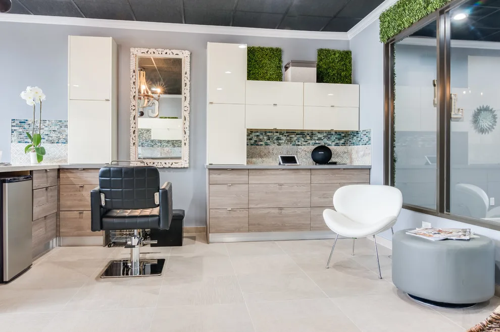 A Hair Salon and Yoga Studio by Kitchen And Home Design - Photo 10