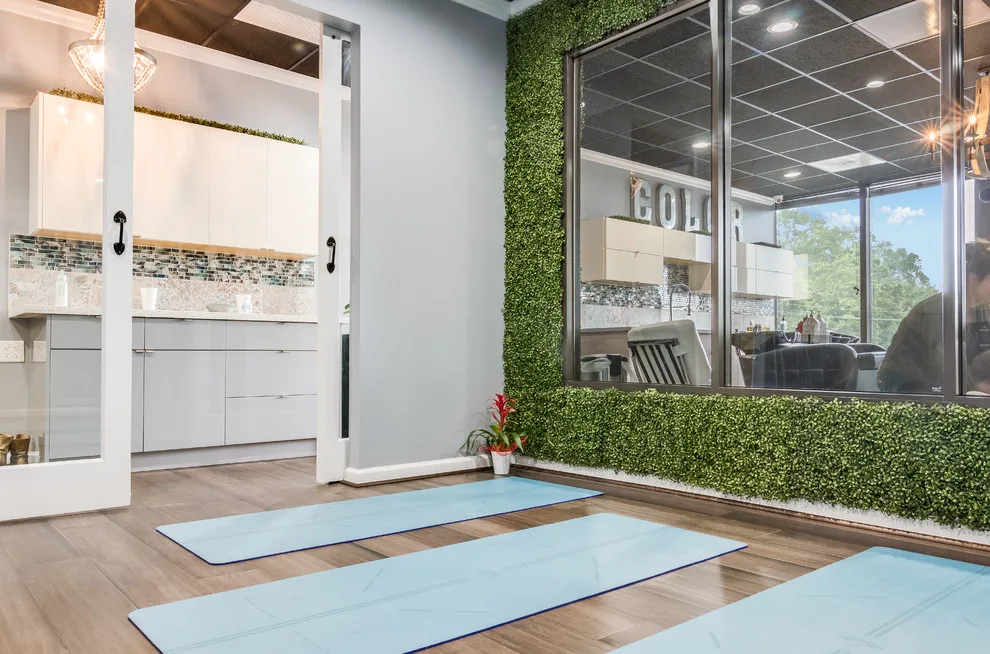 A Hair Salon and Yoga Studio by Kitchen And Home Design - Photo 15