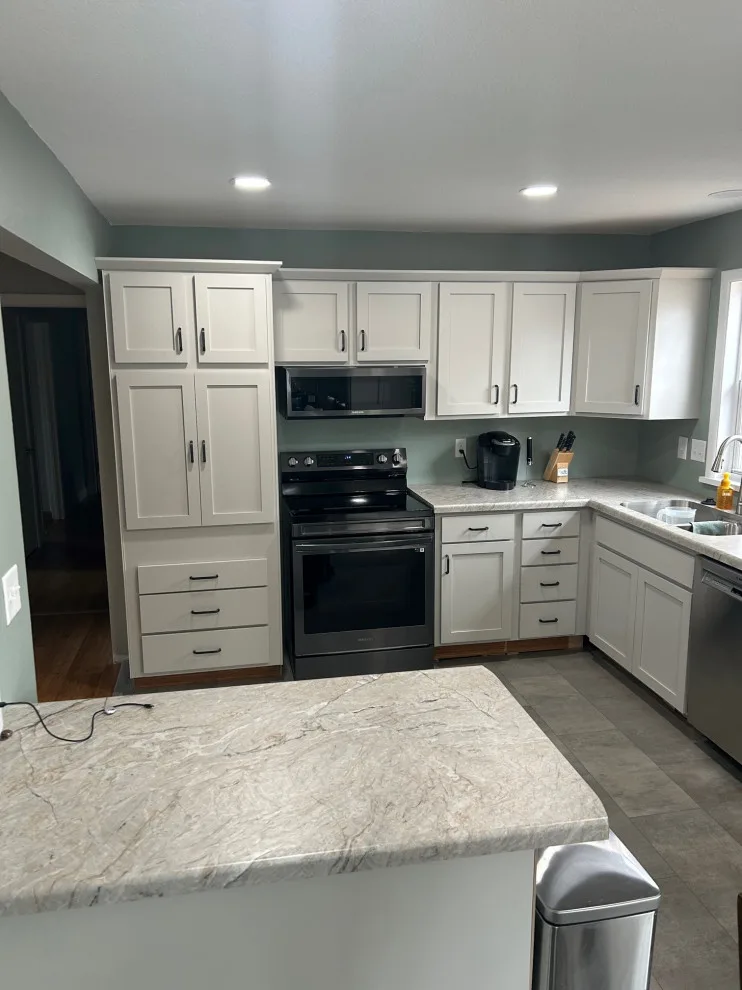 Contemporary Elegance in Morning Dew Cabinets by Kitchen Solvers Of Eau Claire - Photo 3