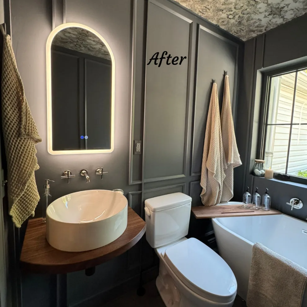 An Elegant Bathroom for Guests by Intown Craftsmen - Photo 6