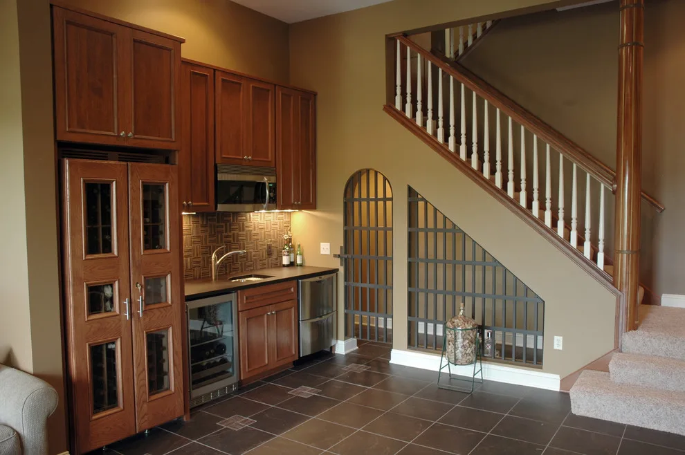 A Wine Enthusiast's Concept for a Basement Entertainment Space by Jacobson Construction - Photo 7