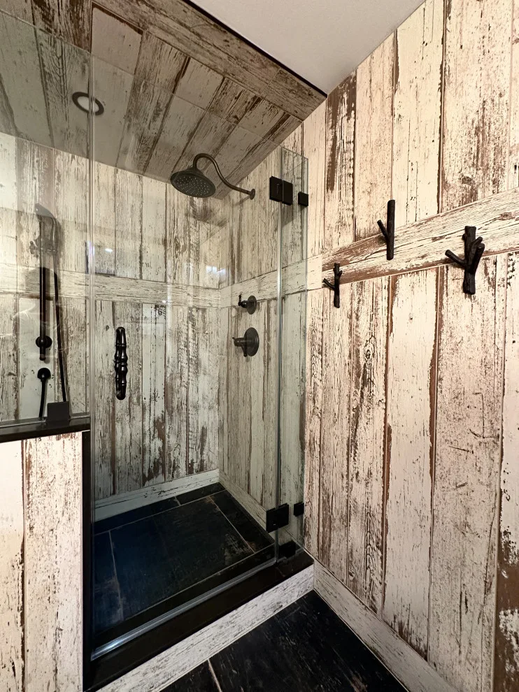 Adirondack-Themed Basement Renovation by Belle Ville Design Build - Photo 11