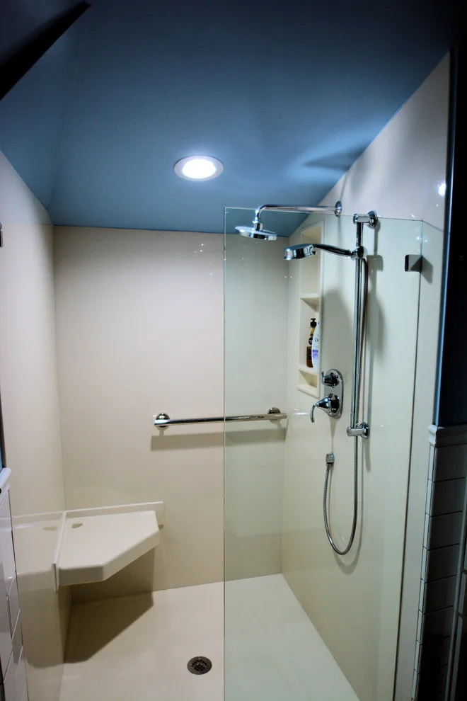 Modern Bathroom in a 1940s House by Bathroom And Kitchen Services, LLC - Photo 6