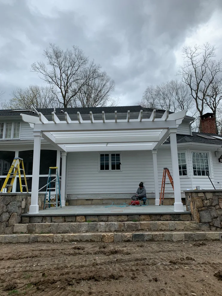Complete PVC Pergola by K & M Flooring-Renovations Inc. - Photo 3
