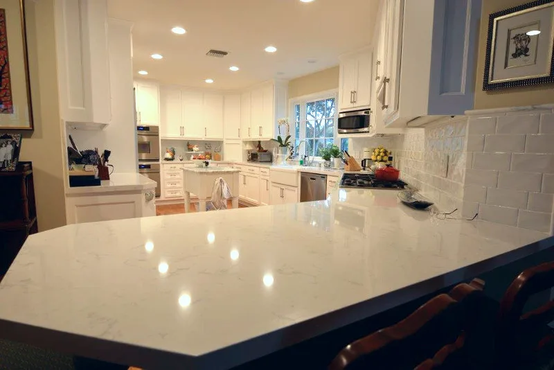 Complete White Kitchen Renovation by Flat Rate Remodeling, Inc. - Photo 2