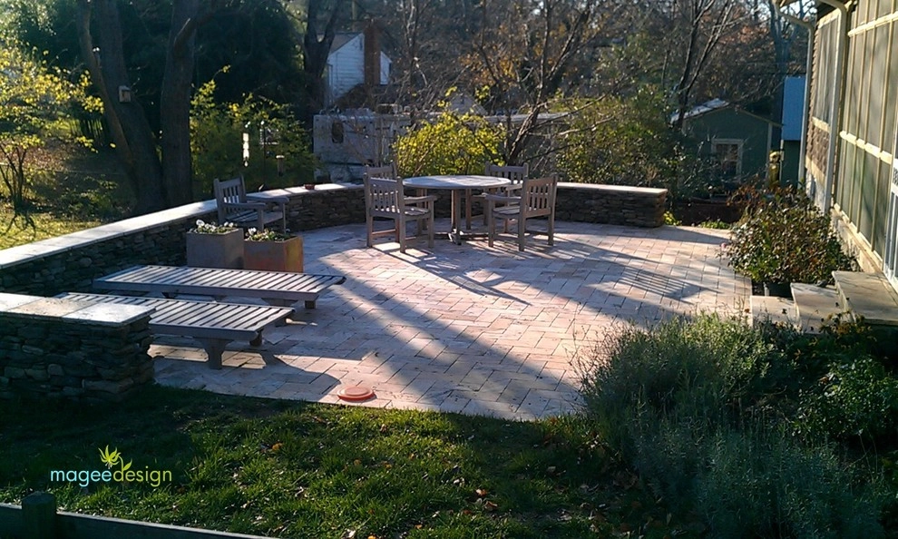 Travertine patio and walls by Magee Design - Photo 4