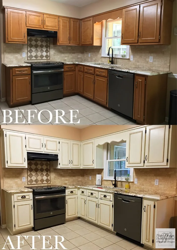 Vintage Glazed Kitchen by HSquared Designs - Photo 8