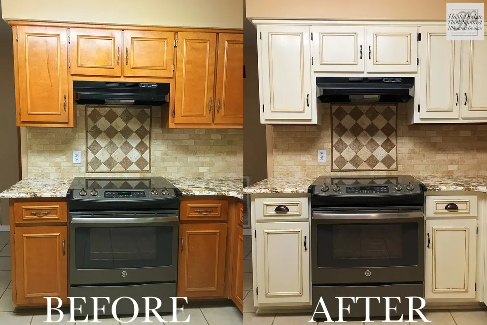 Vintage Glazed Kitchen by HSquared Designs - Photo 6