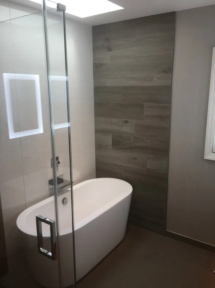 Leonia Bathroom Renovation Layout Change by Argen Build - Photo 8