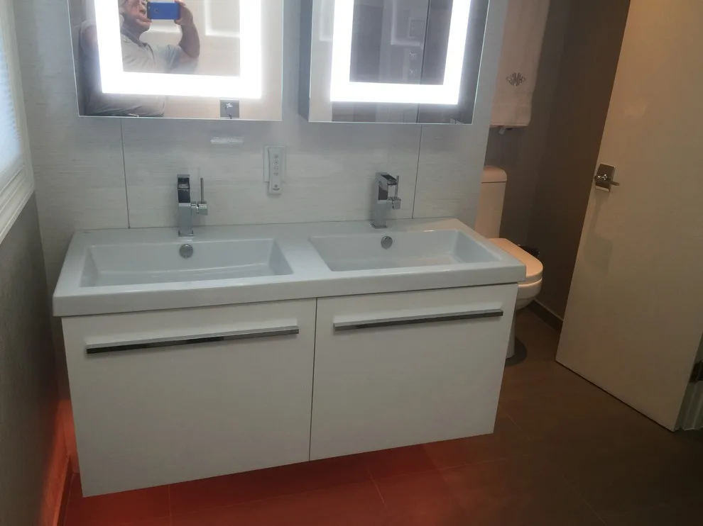 Leonia Bathroom Renovation Layout Change by Argen Build - Photo 15