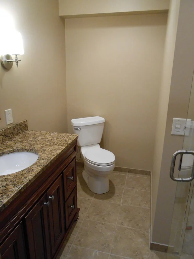 Armbrust Acres Basement Bathroom Renovation by McKean's Floor To Ceiling - Photo 8