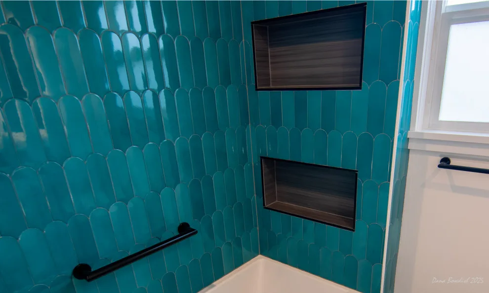 Art Deco bathroom renovation by Silver Peak Design Build - Photo 3
