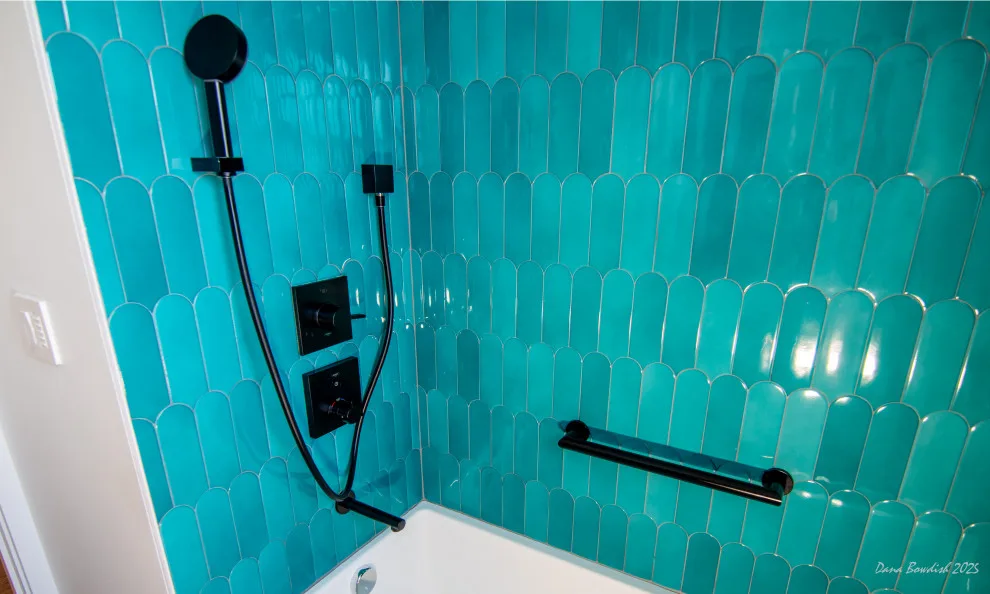 Art Deco bathroom renovation by Silver Peak Design Build - Photo 6