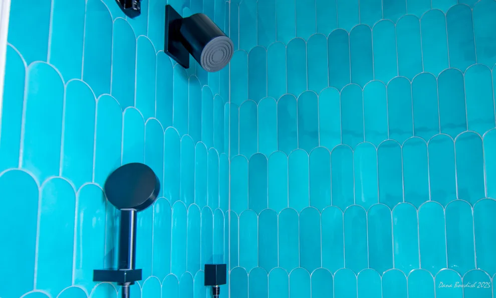 Art Deco bathroom renovation by Silver Peak Design Build - Photo 9