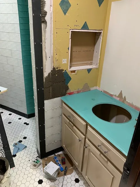 Art Deco Inspired Bathroom Renovation by Redoux, LLC. - Photo 12