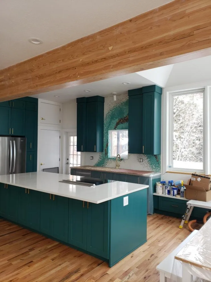 Custom Backsplash Kitchen Renovation by Colorado Kitchen & Bath Design - Photo 2