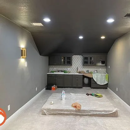 Media Room and Kitchenette Conversion of Attic by Premium Residential Remodeling - Photo 10