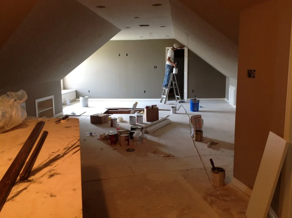 Attic to Entertainment Room Transformation by Casa Bella Design Build - Photo 6