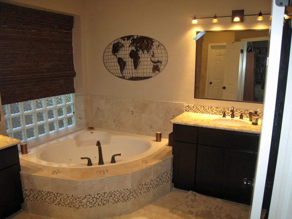 Austin Master Bath Renovation Transition by Round Rock Restoration - Photo 4