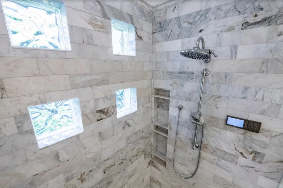 McCallum Marble Award-Winning Master Bathroom by CMK Construction - Photo 11