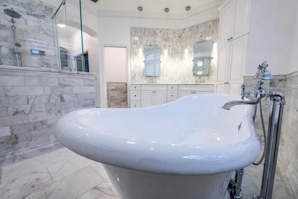 McCallum Marble Award-Winning Master Bathroom by CMK Construction - Photo 2