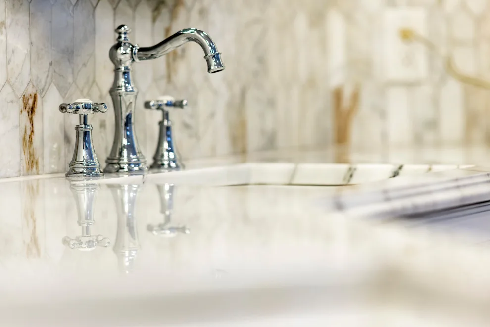 McCallum Marble Award-Winning Master Bathroom by CMK Construction - Photo 15