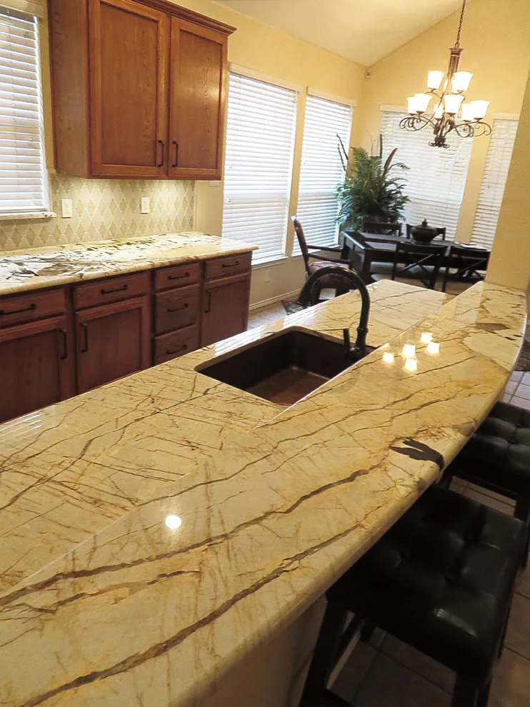 B C Hart - Kitchen Countertops Transformation Photos by DFW Granite - Photo 8