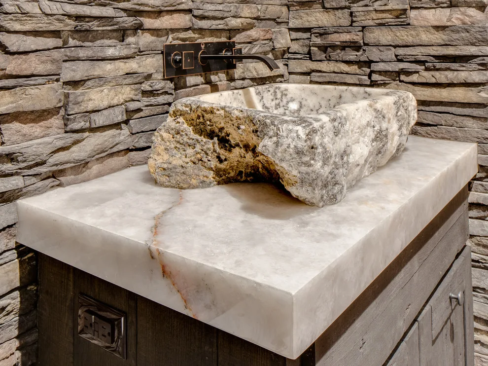 Illuminated Miterfolded Quartzite Project by The Cottage - Photo 5