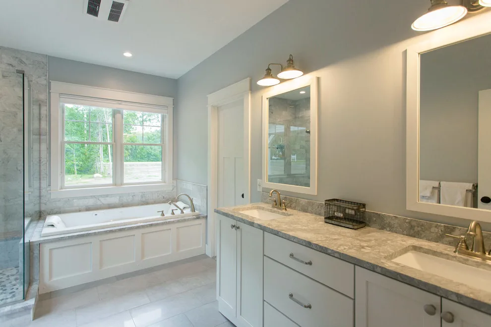 Harmonious Blended Design with a Post and Beam Element by Saratoga Kitchens And Baths - Photo 12