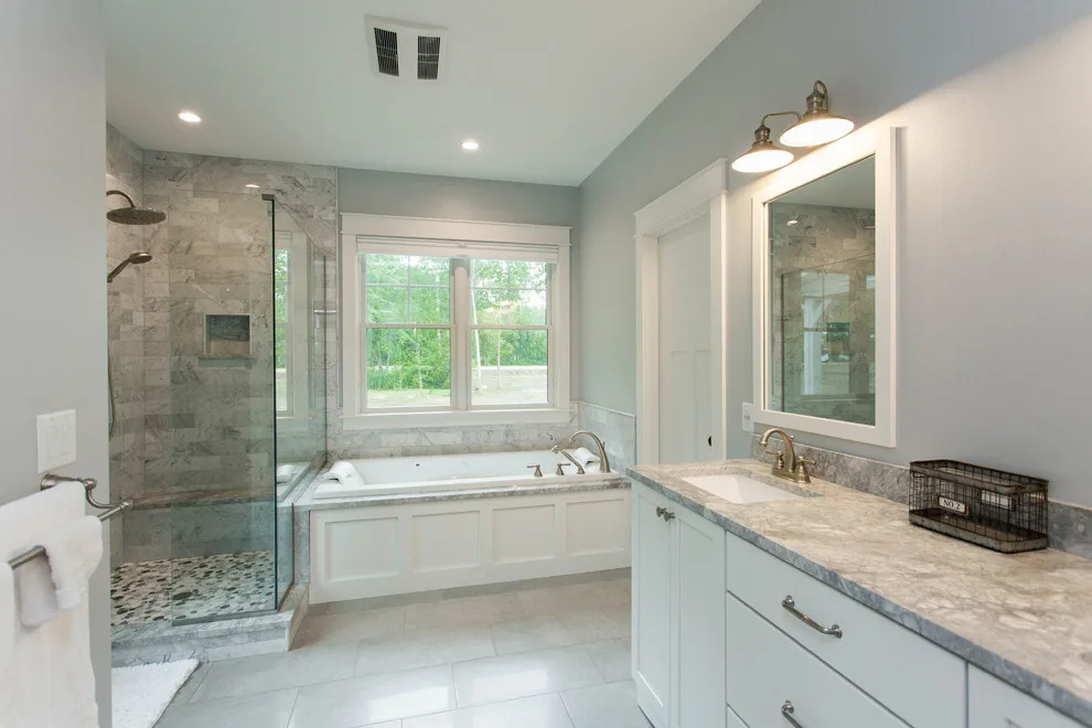 Harmonious Blended Design with a Post and Beam Element by Saratoga Kitchens And Baths - Photo 8