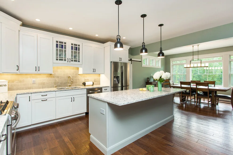 Harmonious Blended Design with a Post and Beam Element by Saratoga Kitchens And Baths - Photo 21