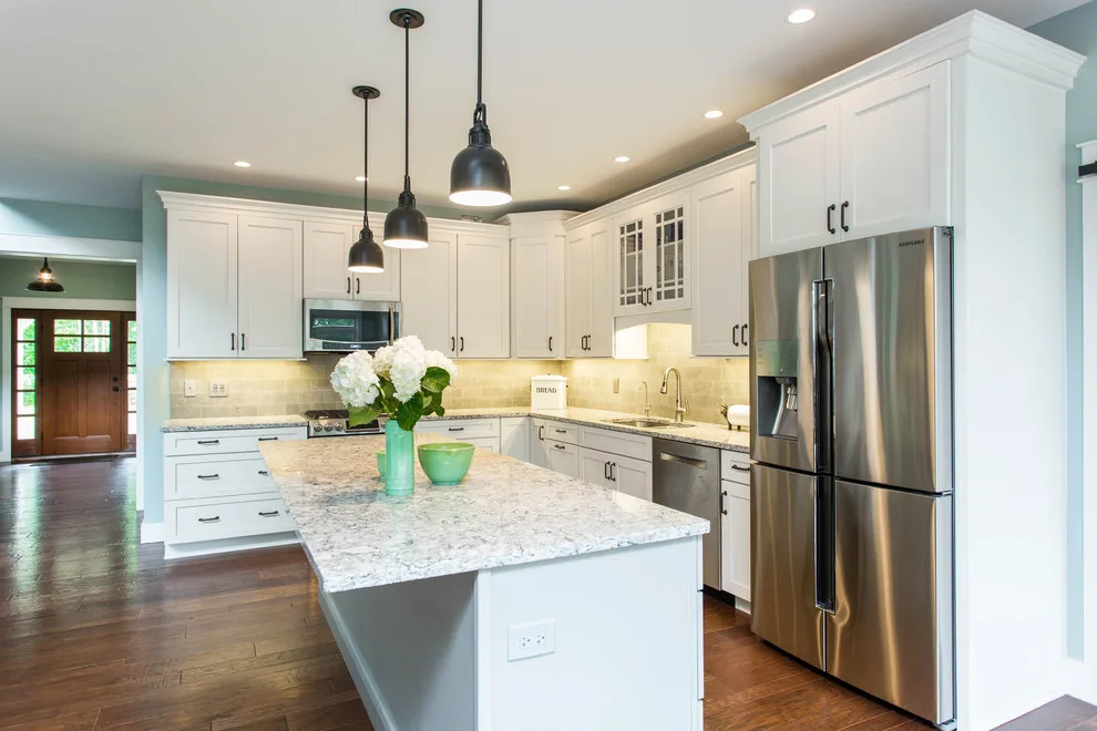Harmonious Blended Design with a Post and Beam Element by Saratoga Kitchens And Baths - Photo 24